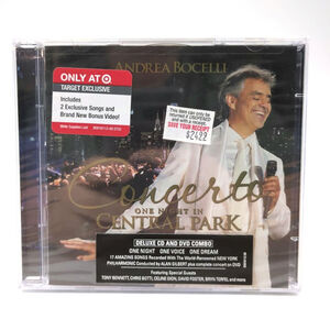 Concerto One Night in Central Park Andrea Bocelli CD 2011 Target Exclusive New